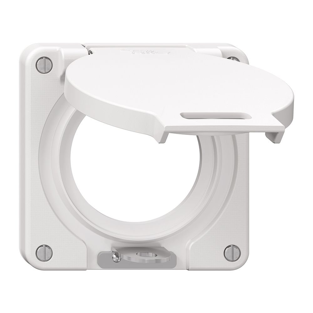 Deckel mit Klappdeckel NEVO Ø53mm abschliessbar ws (Dicht.ws)