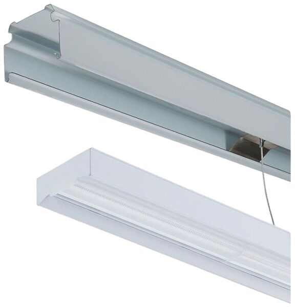 Inserto luminoso LED LINEAlock luce di emergenza 1437mm 25…75W 4000K dimmerabile