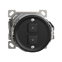 Station secondaire AP 1K/2T pour interrupteur stores Sdue Wiser noir