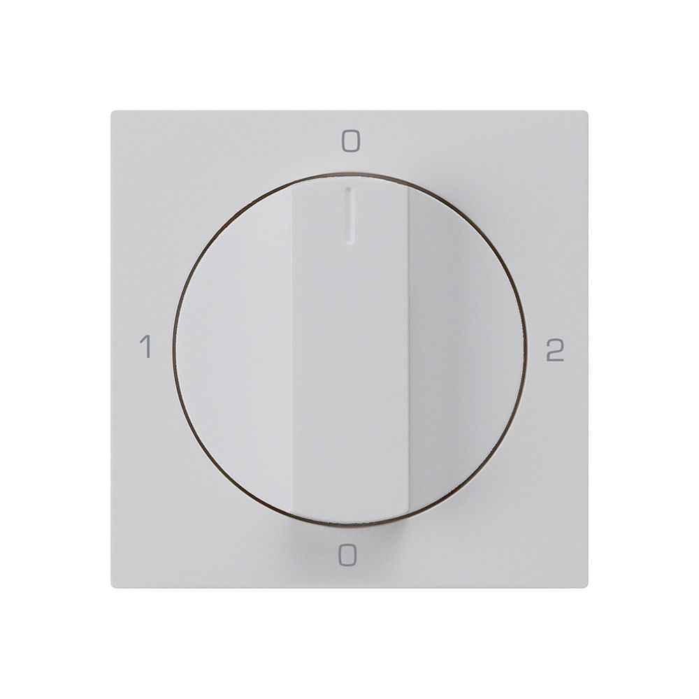 Frontset für Drehschalter S2 hellgrau 60×60mm kallysto 0-1-0-2