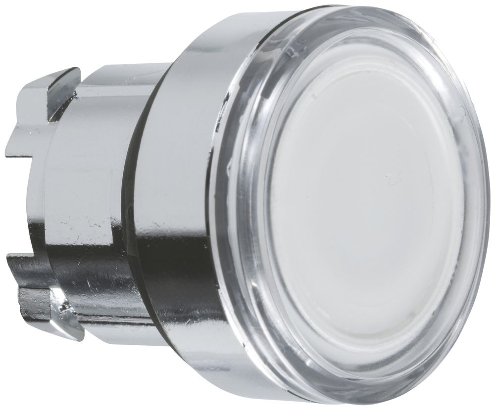 Tête de commande pour contact lum. Schneider Electric blanc