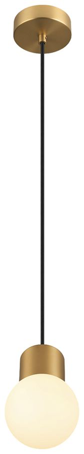 Lampada sospesa SLV VARYT E14 1×0…6W Ø120mm ottone