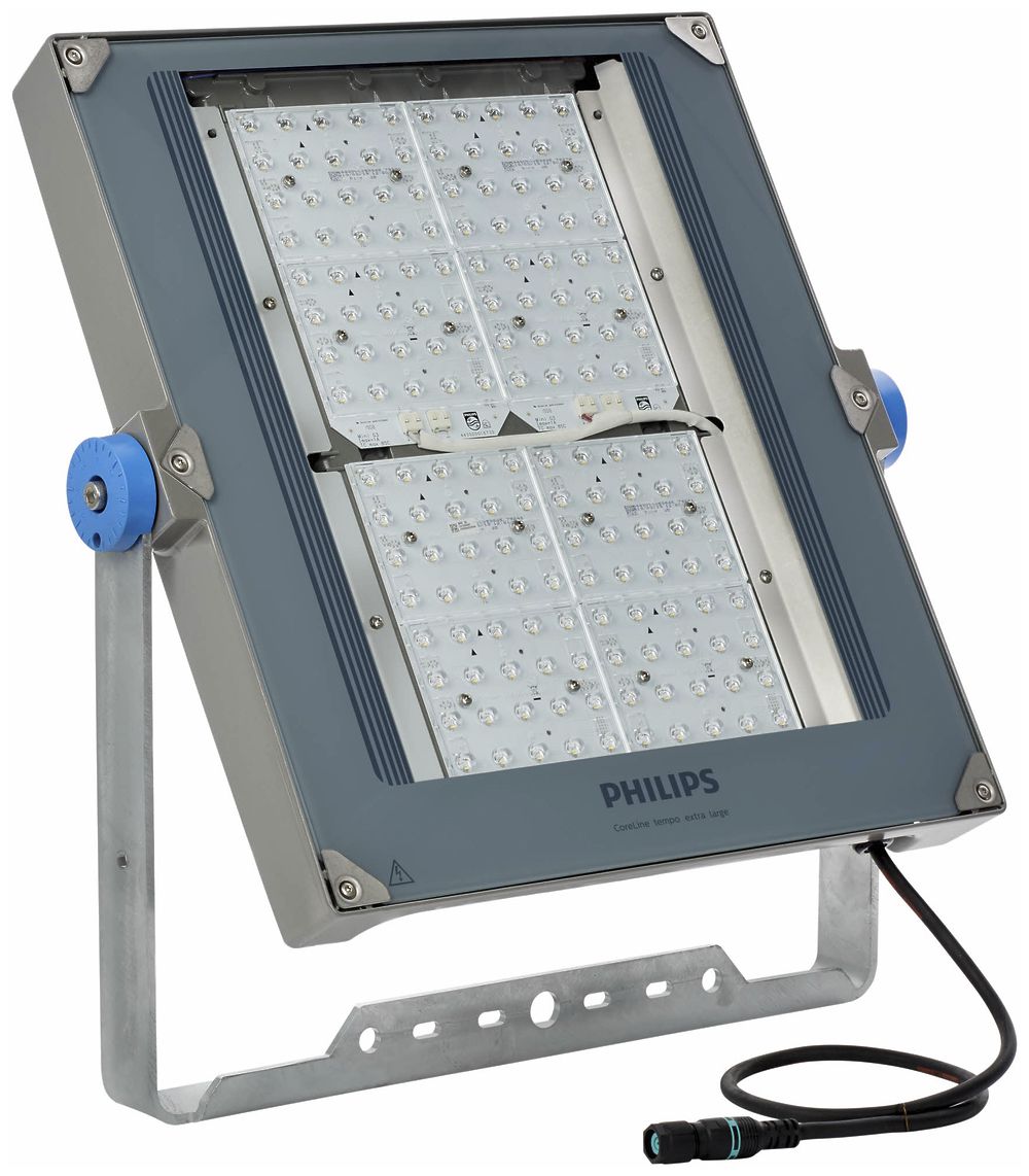 LED-Strahler CoreLine Tempo XL BVP140 LED420-4S 35K3/730 A, grau