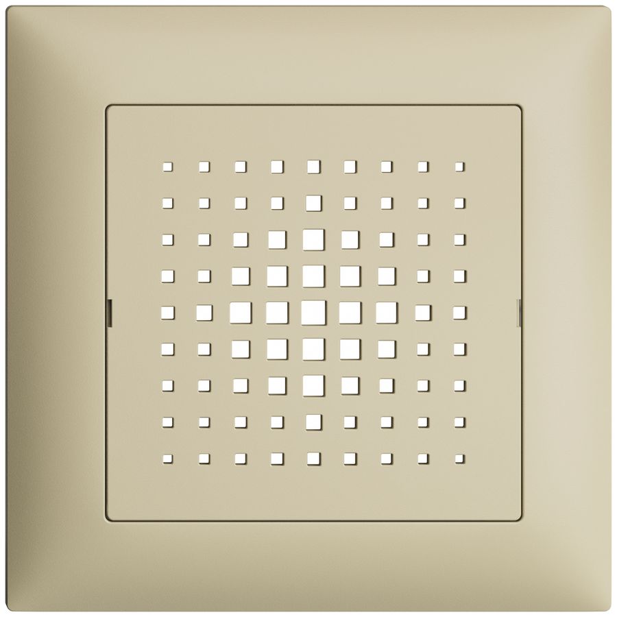 UP-Frontset EDIZIOdue vanille 88×88mm zu Gong 3070