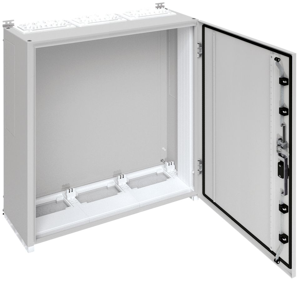 Armadio murale Hager univers con porta piena CP I IP55 950×800×275mm RAL 7035