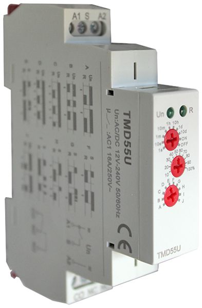 REG-Zeitrelais BSW TMD55U 0.1…864000s 12…240V 16A