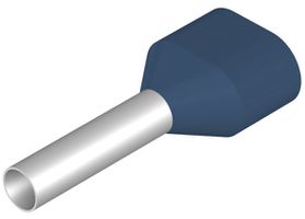 Embout de câble jumelé Weidmüller H isolé 2×2.5mm² 12mm bleu DIN en vrac