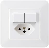 Combinazione INC 2×A-R/1P+T13 bianco kallysto.trend con protezione bambini