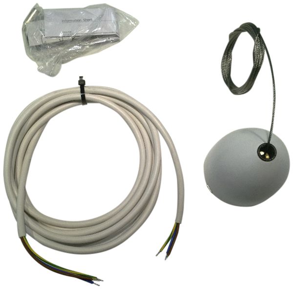 Stahlseilabhängung Concord, für 1-Ph.-Stromschiene, 3m, weiss