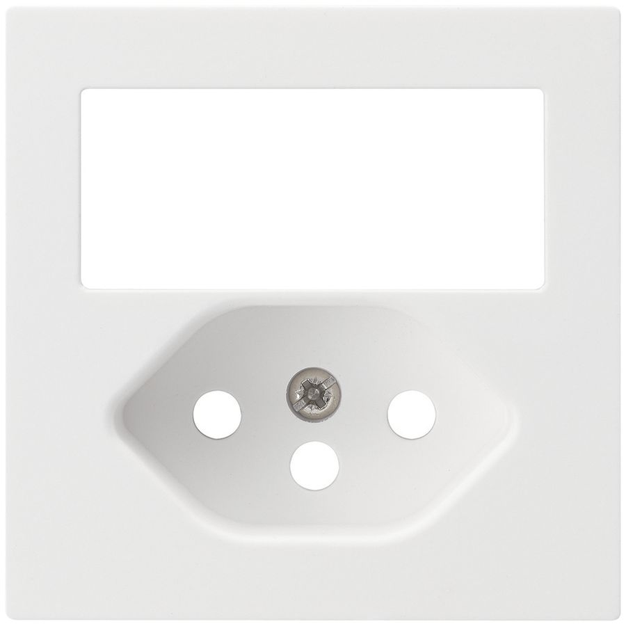 Placca frontale kallysto bianco per combinazione grd.I interruttore +T13