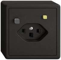 AP-Steckdose FI EDIZIO.liv 1×T23 sz