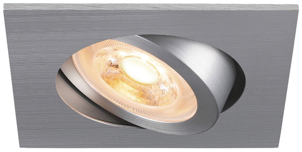 LED-Downlight SLV NEW TRIA 68 GU10 1×10W DIM 82×82mm Silber