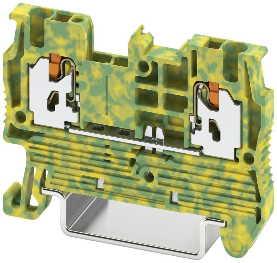Borne de terre joignable PX XT 1.5-PE 1.5mm² 2×1 vt-jn