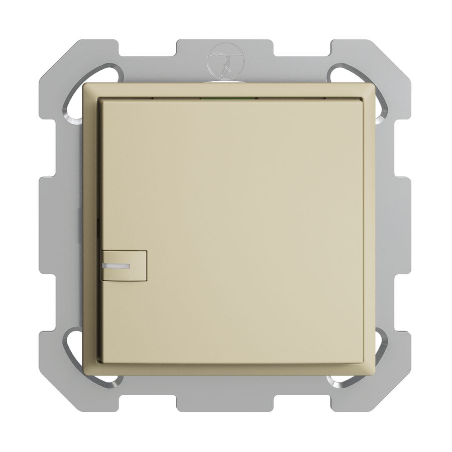 UP-KNX-Taster RGB EDUE, 250mW, m.RGB-LED, 1×Taste, 1×Tastenb., van