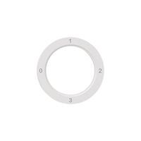 Disque indicateur NEVO, pour interrupteur rotatif et à clé, marquage 0-1-2-3, bc