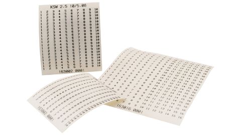 Bezeichnungsschilder KSW