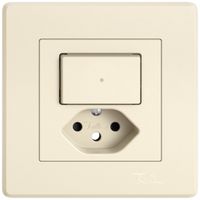 UP-Montageset EDIZIO.liv SNAPFIX® f.Kombi.T13 1 Knopf m.Frontlinse Shutter cr