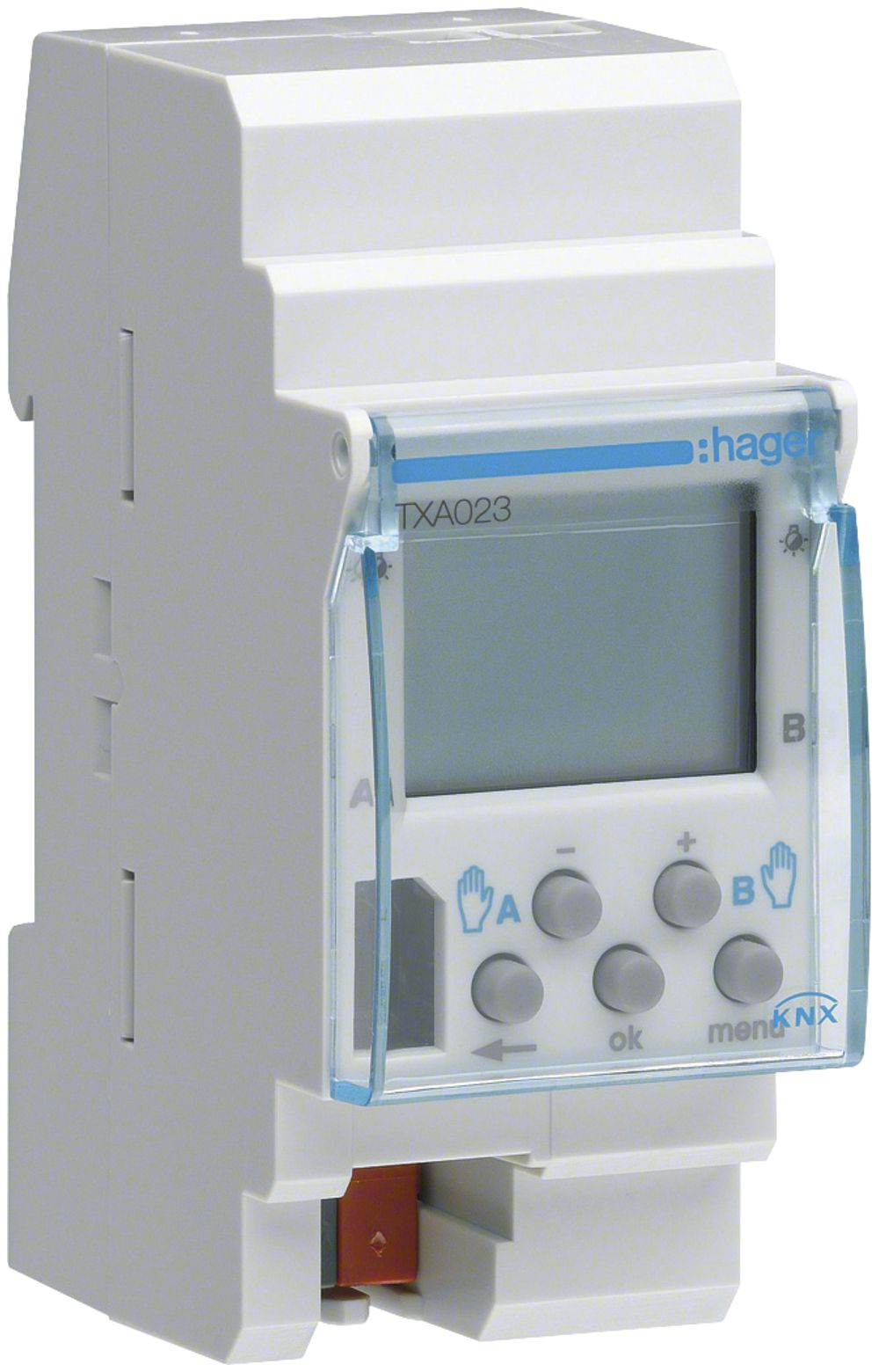 Interrupteur horaire INC Tebis TXA023 KNX 2 canaux DCF77