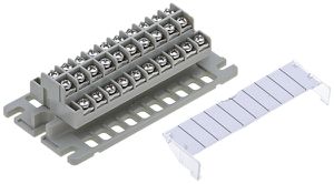 Klemmenleiste Reichle & De-Massari 2×10P 17.5A 0.75…1.5mm² schrauben/schrauben