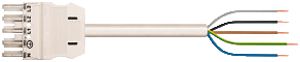 Câble de raccordement WINSTA MIDI 5×2.5mm² 20A 400V 5m cod.A prise/libre blanc