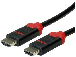 HDMI-Kabel ROLINE 10K@30Hz (HDMI 2.1) HDR 3D schwarz 1.5m