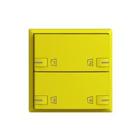 Montageset EDIZIOdue zeptrionAIR F, WLAN, RGB-LED, 2×Taste, 2×Bedienung lem