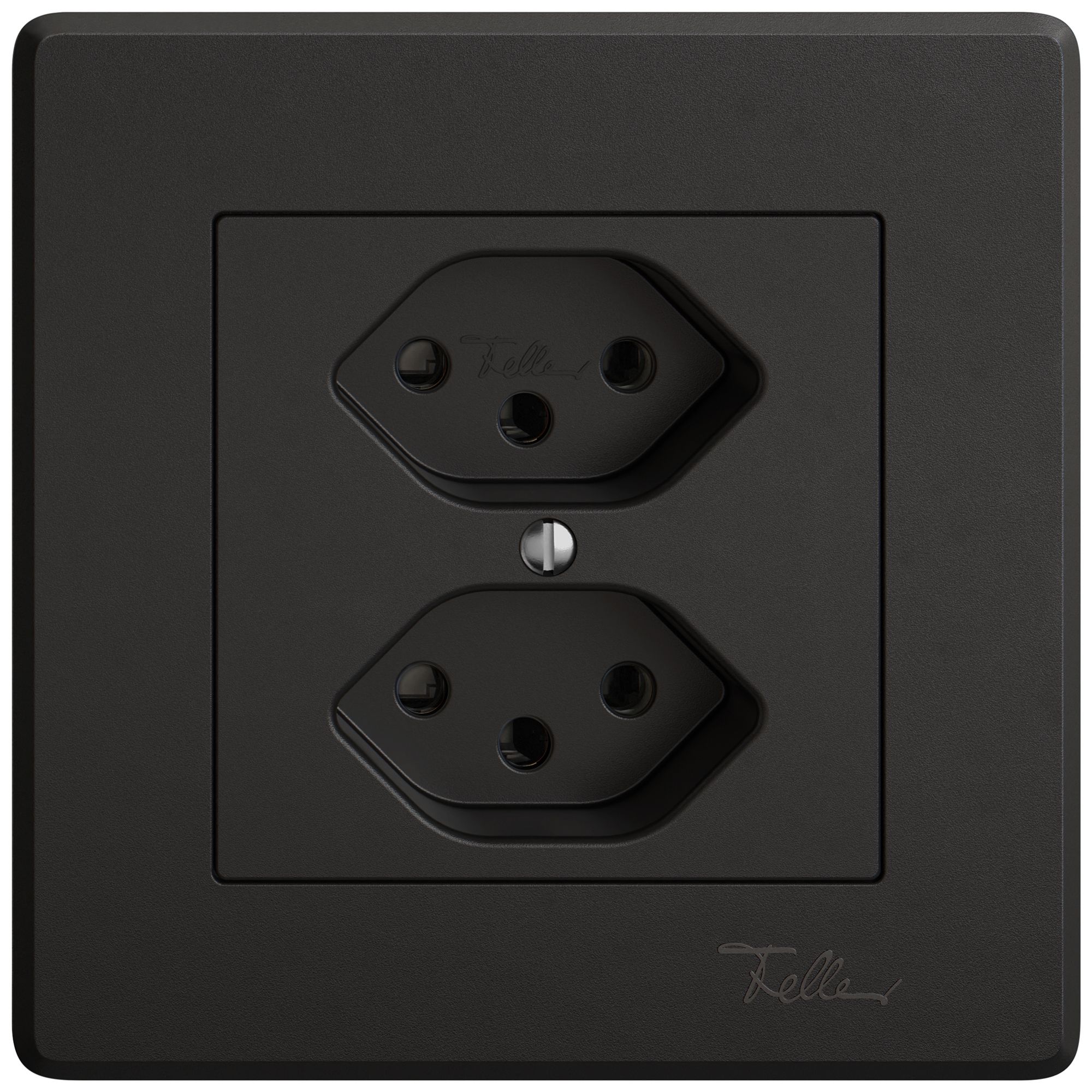 UP-Steckdose EDIZIO.liv SNAPFIX® 2×T13 sz