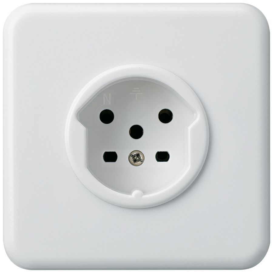 UP-Steckdose basico T15 weiss