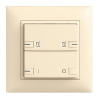 Set frontale INC EDIZIOdue zepAIR ON/OFF 1C S1/S2 con LED vanille