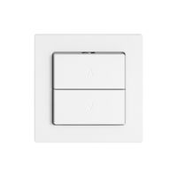 Storenschalter EDIZIO.liv SNAPFIX® 10A 250V 2 Tasten 1 Kanal ws