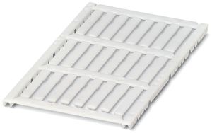 Bezeichnungskarte UCT-EM weiss für Endhalter 30×5mm