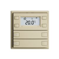 Pulsante RTH INC KNX 2×EDIZIOdue F vanille, con LED RGB