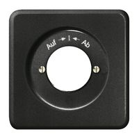 UP-Frontset Auf-I-Ab schwarz für Schlüsselschwenktaster FH