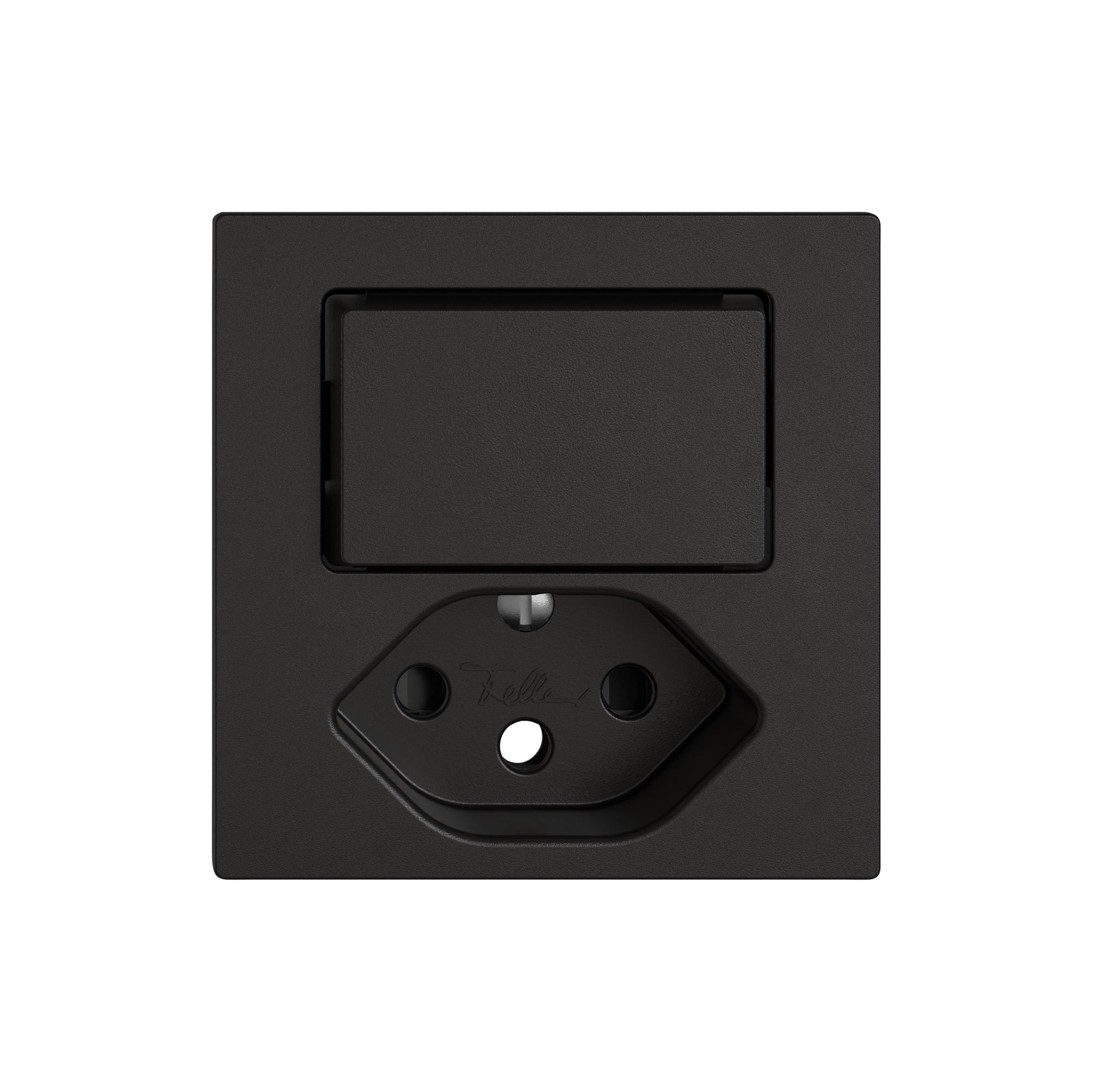 Kit di montaggio EDIZIO.liv SNAPFIX® p.combi.T13 c.1 tasto n.ill.shutter ne