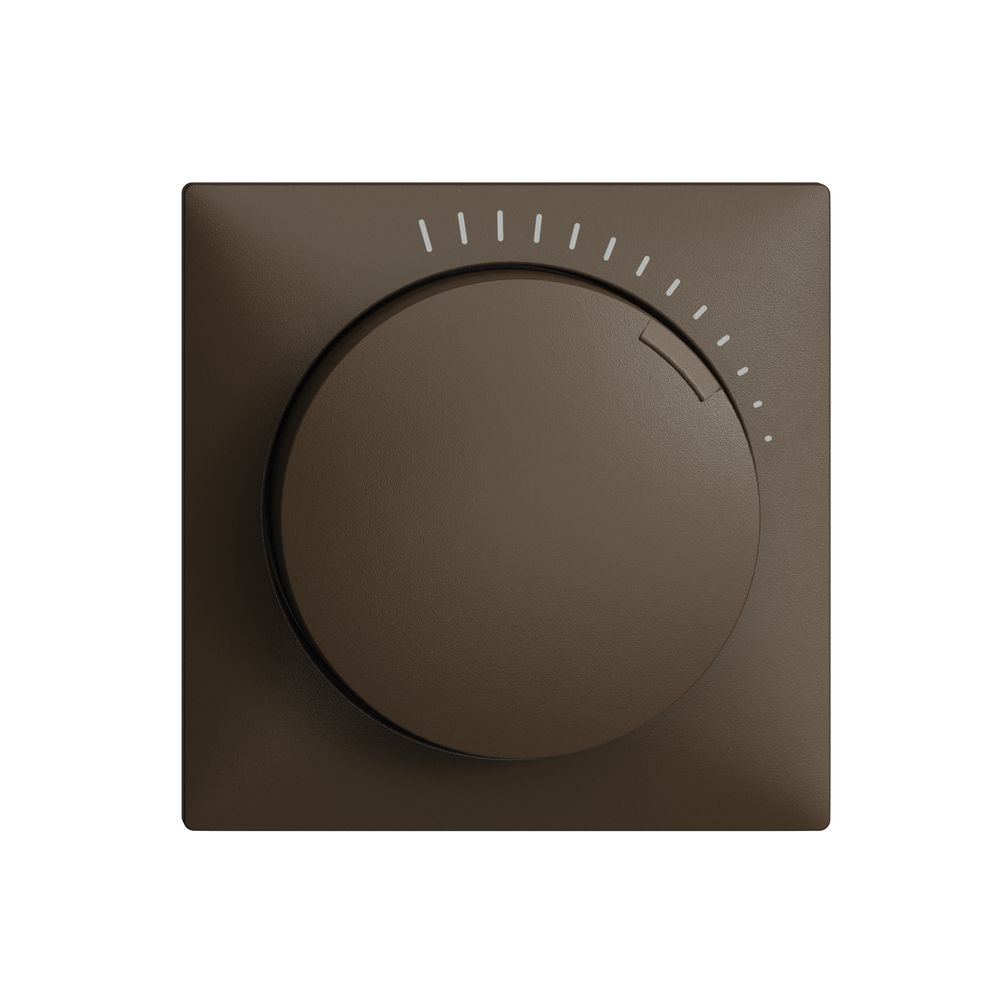 Régulateur de vitesse EDUE 230VAC, 1 phase, 20…400VA, 60×60mm, coffee