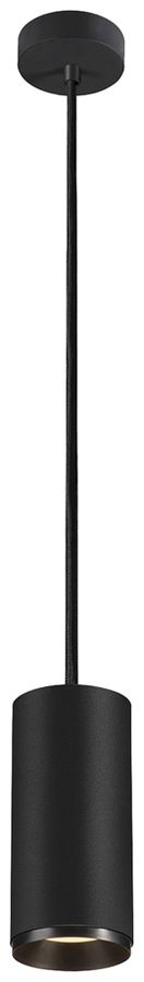 Lampada sospesa LED SLV NUMINOS L DALI 28W 2340lm 3000K 36° Ø100×213mm nero