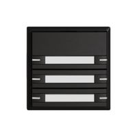 KNX-Taster RGB EDIZIO.liv SNAPFIX® Temperaturfüh.RGB-LED Pap.6×T 1-Tbed.sz