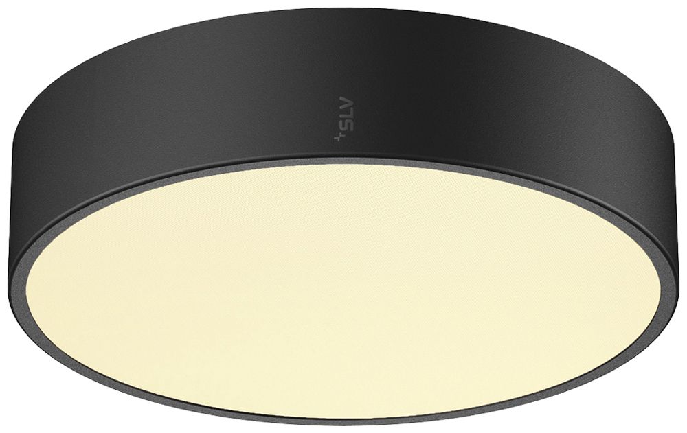 Plafonnier LED SLV MEDO PRO 30 10W 1250lm 930/940 IP50 VAR Ø280mm noir