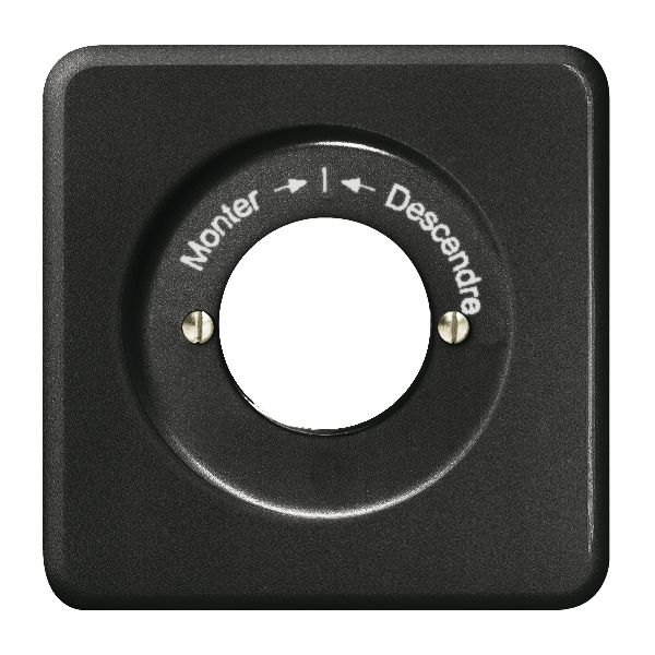 Kit front. Monter-I-Descendre pour cont.rot.imp.à clé noir