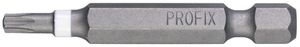 Bit Torx-Schraube PROFIX T15×50mm 1/4" Markierung weiss