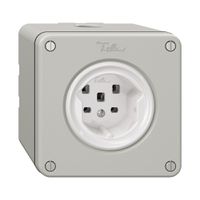 Presa NAPU NEVO, 1×T25, grigio chiaro