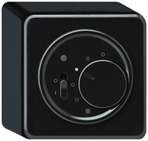 Termostato ambiente AP origin con interruttore 230VAC 5…30°C 10A nero