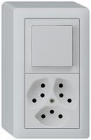 Combinaison AP I-I 3/1L+3×T13 gris clair kallysto