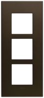 En-tête ENC Legrand Arteor 1×3 horizontal 213×92mm Dark Bronze
