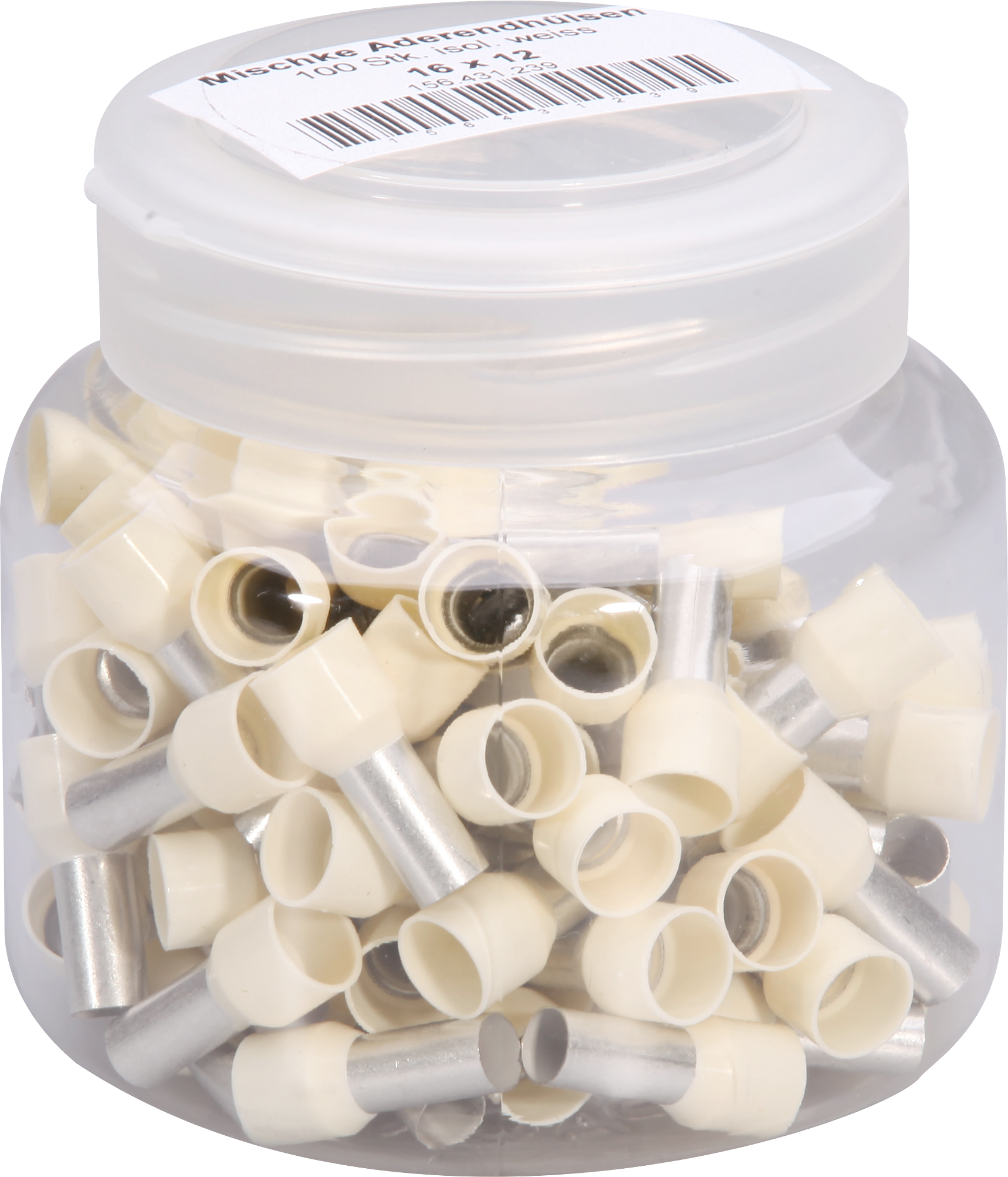 Embout de câble Mischke IE 16mm²/12mm Cu-étamé isolé blanc