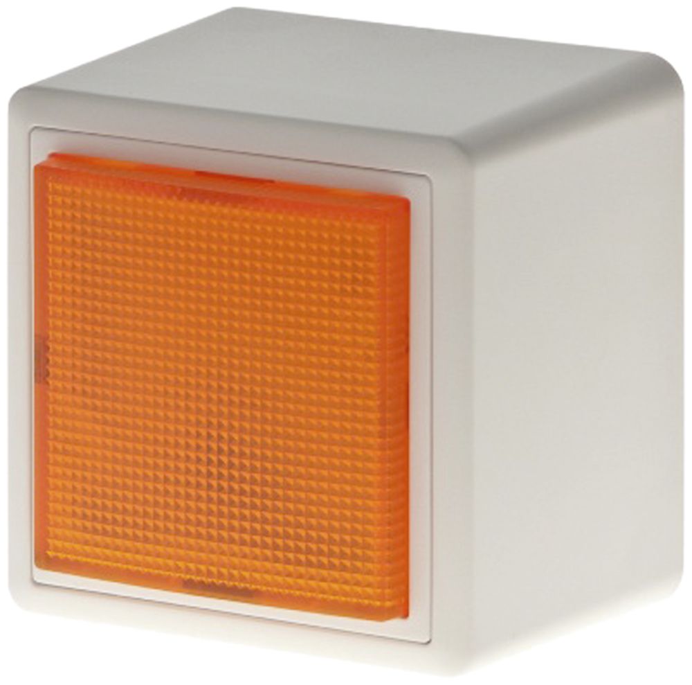 Lampe flash AP EDIZIOdue jaune 230VAC Hugentobler type16 plat