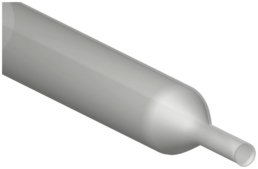 Guaina retrattile CIMCO 2:1 Ø19/9mm box 5m a parete sottile trasparente