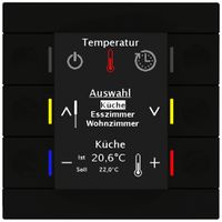 UP-Bediengerät KNX MDT BE-BZS8606.01 6T Display weiss gl