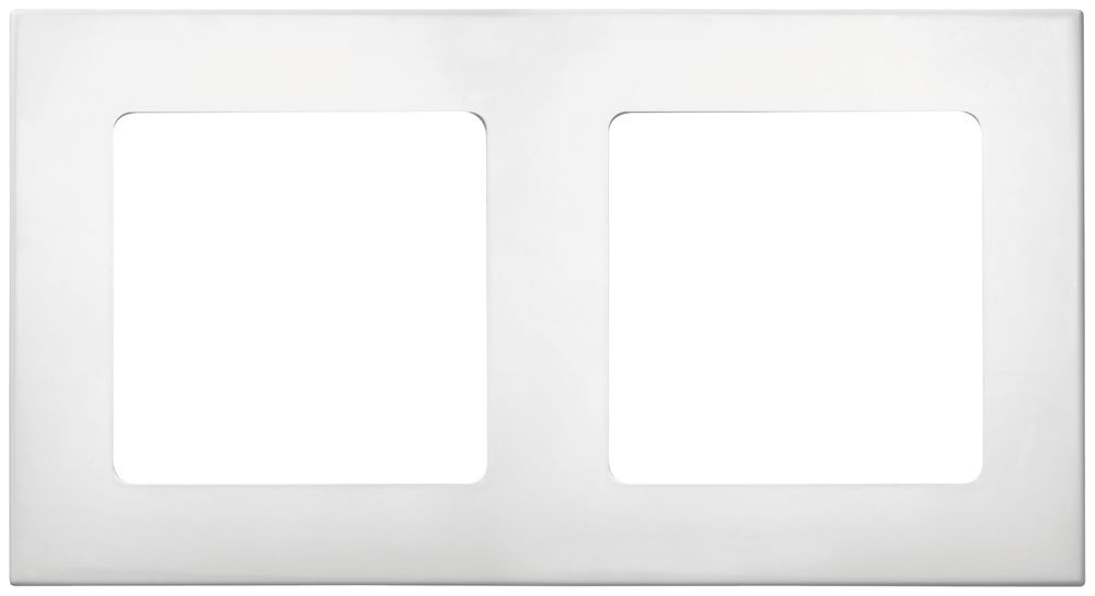 Abdeckrahmen Somfy Smoove 2×1, pure