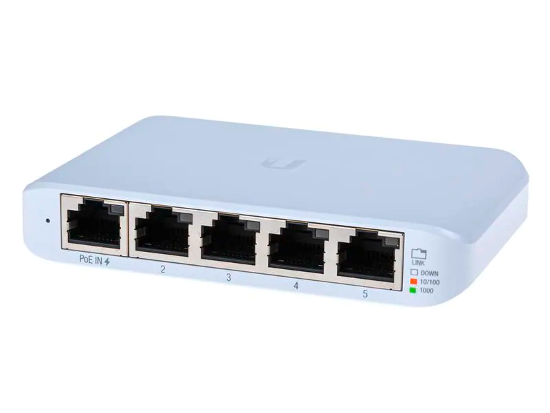 Ubiquiti UniFi Switch 5 Port 5xGE, USB-C&PoE Powered
